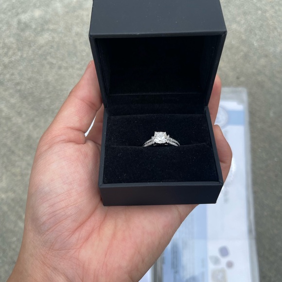 Natural Diamond Engagement and Wedding Ring; 1.20 Karat Natural Diamonds - Picture 13 of 13